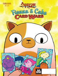 Adventure Time Fionna and Cake Card Wars comic