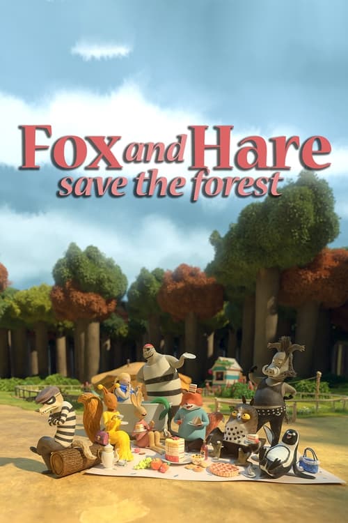 Fox and Hare Save the Forest animación