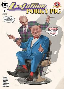 Lex Luthor/Porky Pig comic