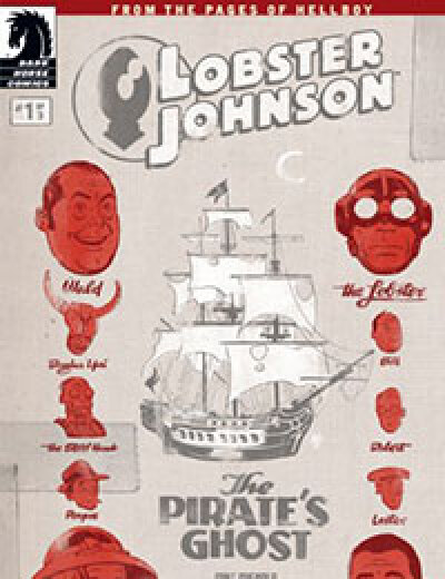 Lobster Johnson: The Pirate&#039;s Ghost comic
