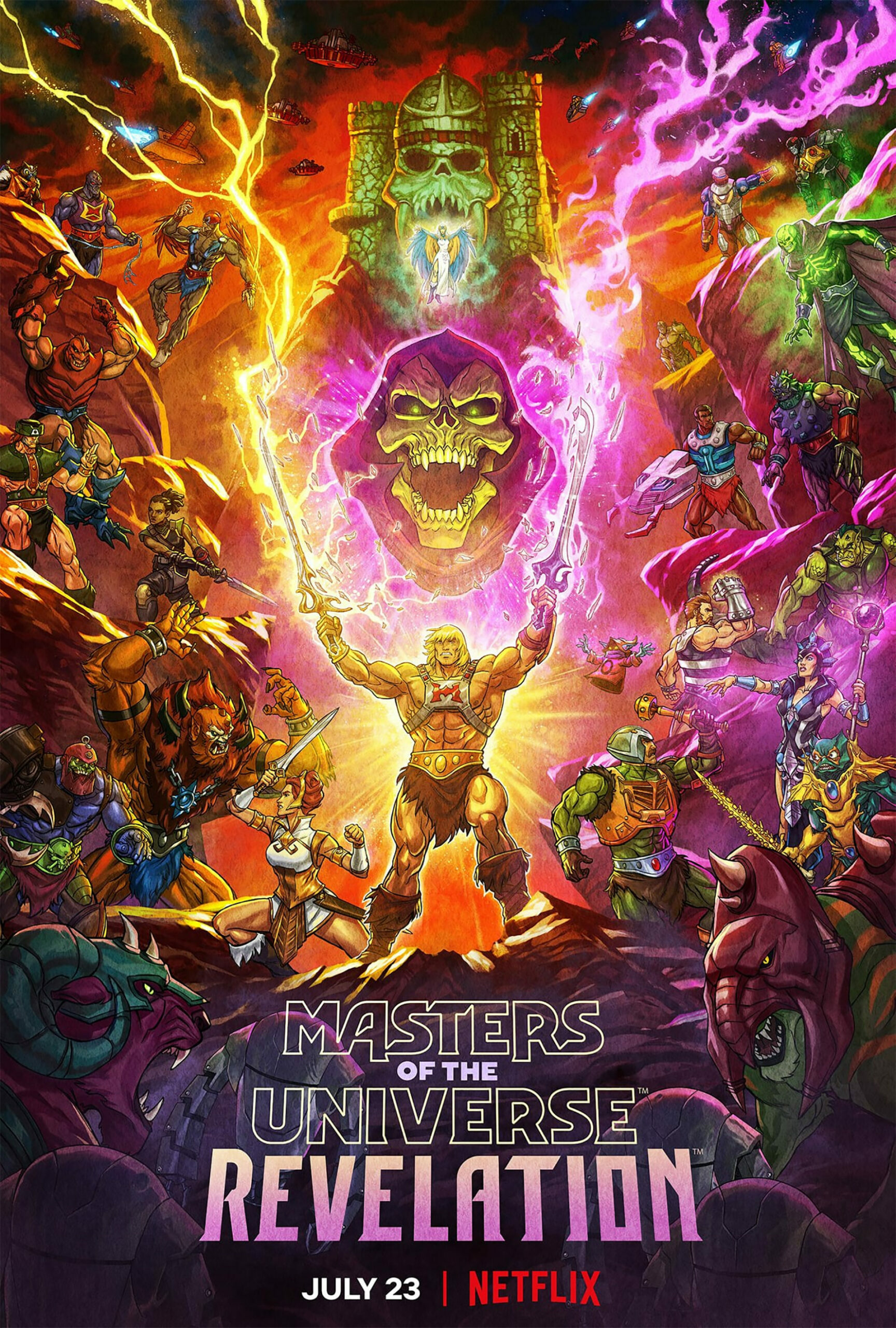 Masters of the Universe: Revelation animación