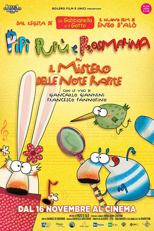 Pipi, Pupu & Rosemary: the Mystery of the Stolen Notes animación