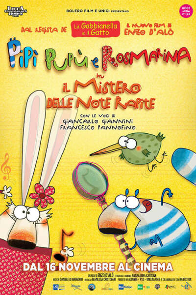Pipi, Pupu &amp; Rosemary: the Mystery of the Stolen Notes animación