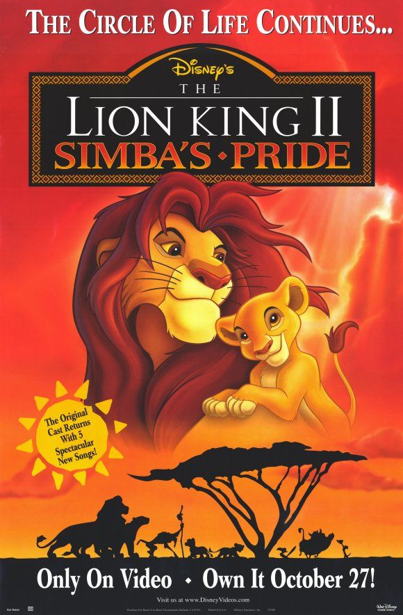 The Lion King II: Simba's Pride animación