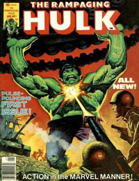 The Rampaging Hulk comic