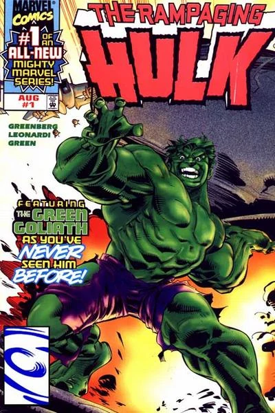 The Rampaging Hulk comic