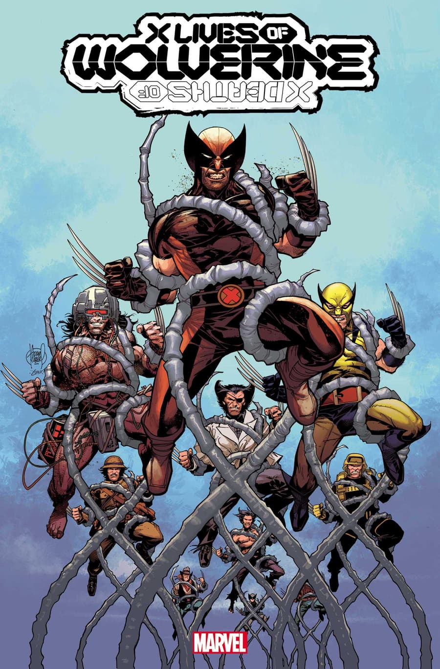 X Lives of Wolverine and X Deaths of Wolverine comic